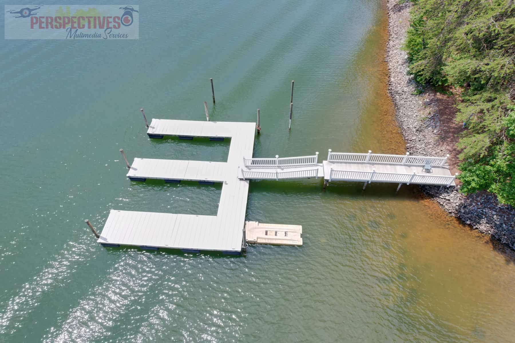 A dock on the water.