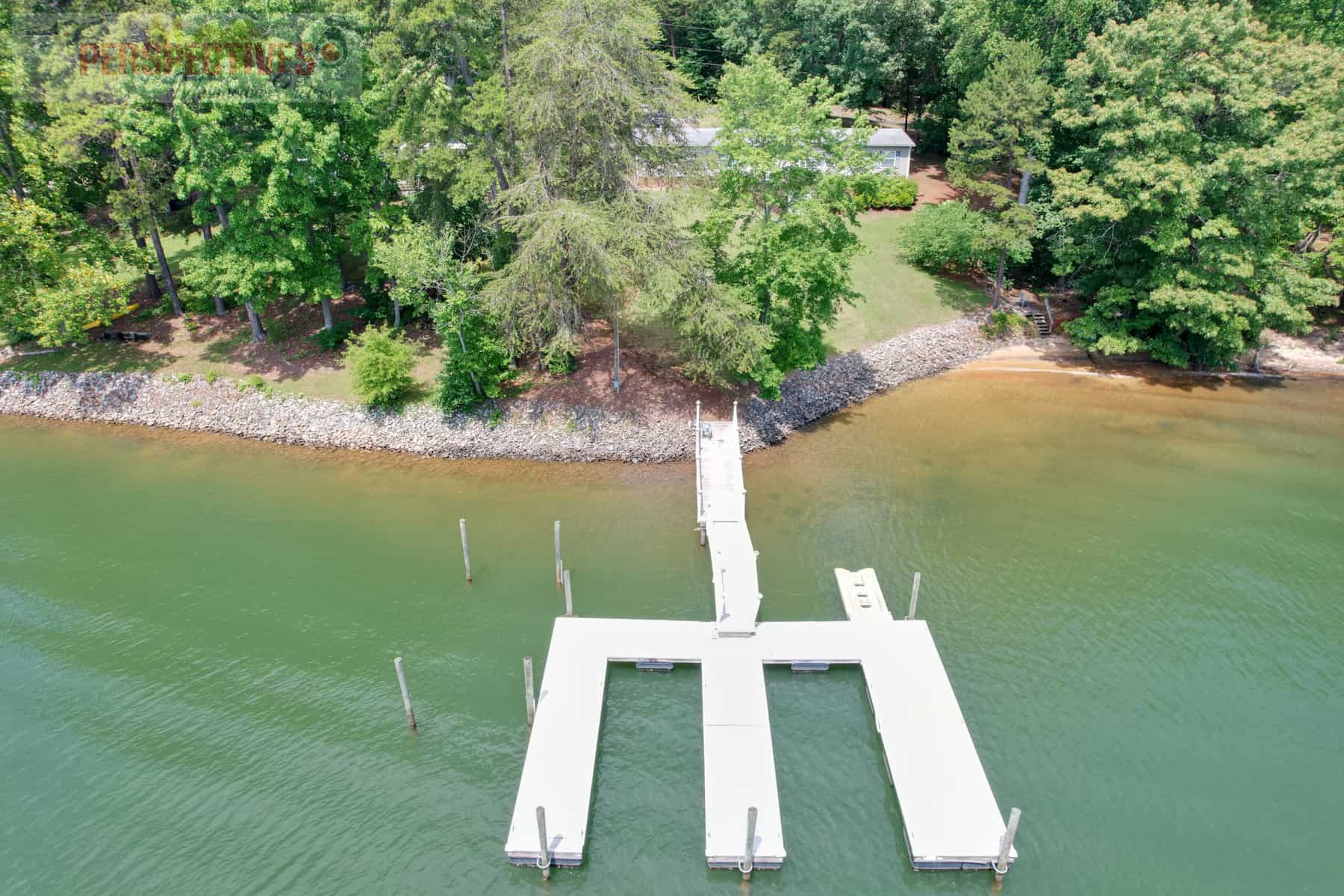 A dock on the water.